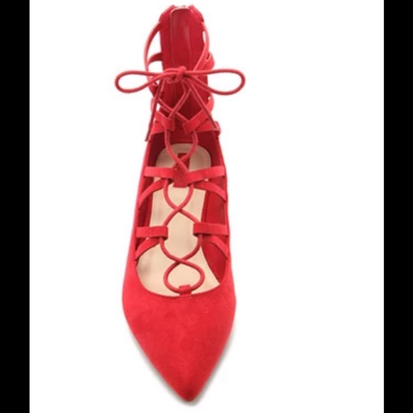 Forever 21 lace up flats - Picture 1 of 5